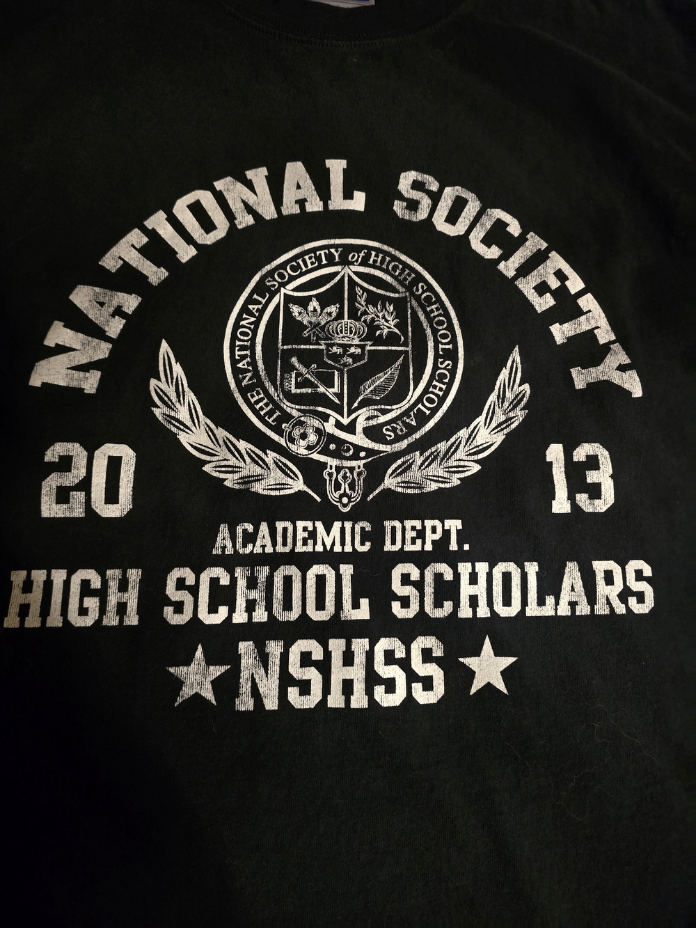National Society of High School Scholars Men's Medium Hanes Crew Neck T-Shirt